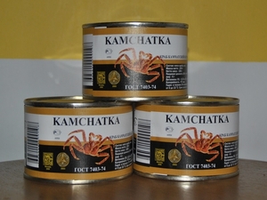 Краб "KAMCHATKA" жб. банка 240 грамм