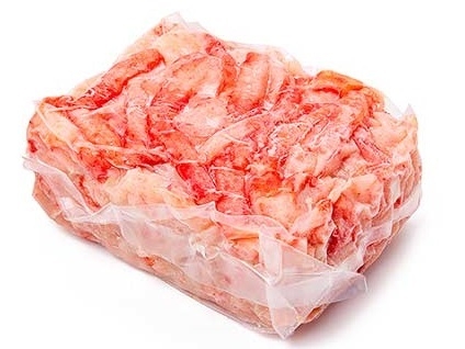 Краб натуральный кусочками 1 кг.
