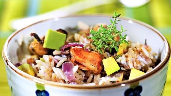 Мидии в раковине