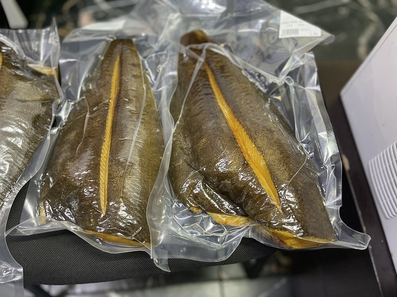 Палтус копчёный из Мурманска с кожей