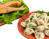 Пельмени рыбные ручной лепки